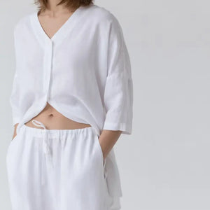 Linne Loungewer set - Vit - Joi Living