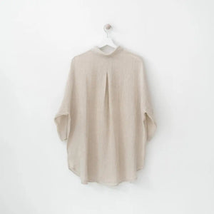 Linneskjorta Melange - Beige - Joi Living