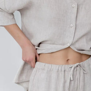 Linne Loungewear Set - Beige - Joi Living
