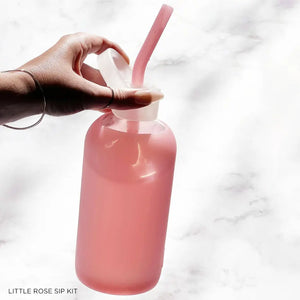 bkr vattenflaska & glasflaska Rose 500ml