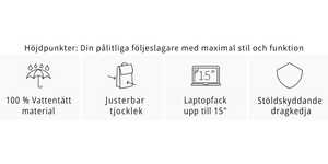 Funktioner hos ryggsäcken - Storm