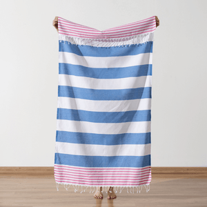 Marine hamamhandduk- Blå - Joi Living