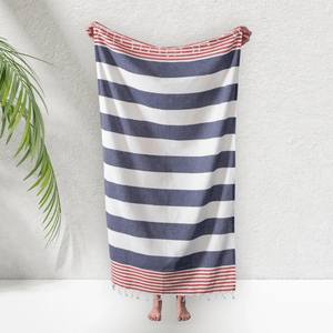 Marine hamamhandduk-Navy - Joi Living