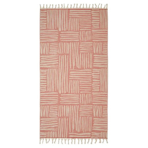 Kleo hamam handduk-Terracotta - Joi Living