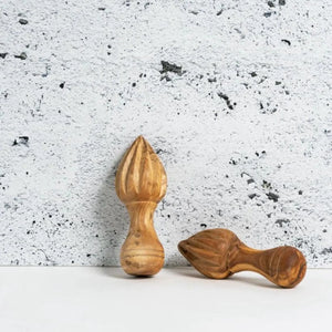 citronpress i oliveträ