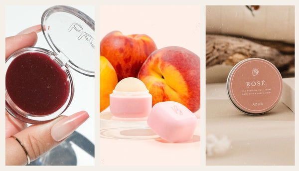 Naturliga läppbalsam i milda färger – ekologiska och mjukgörande alternativ som vårdar läpparna på djupet.