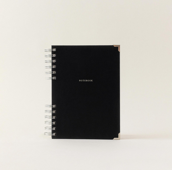 Notebook A5 Spiral  Svart - Joi Living