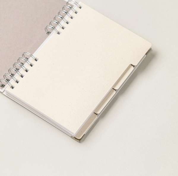 Notebook A5 Spiral Beige - Joi Living