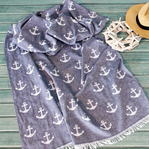 hamam handduk strandlakan ankarmönster joi living