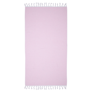 Scandi - Rosa randig handduk - Joi Living
