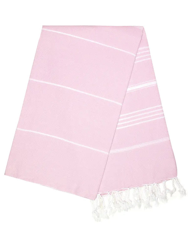 Joi Living - Stripe hamam handduk & strandlakan - Rosa