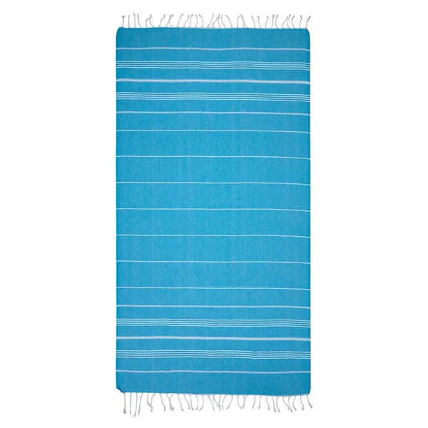 Joi Living - Stripe hamam handduk & strandlakan - Turkos