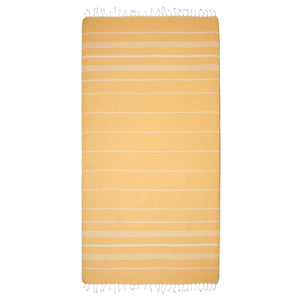 Joi Living - Stripe hamam handduk & strandlakan - Gul