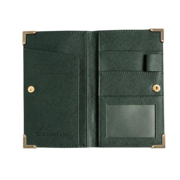 Travel wallet - Dark green