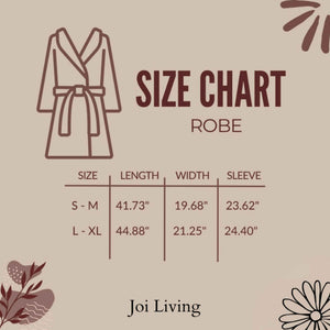 Badrock storleksguide - size chart med längd, bredd och ärmlängd för S-M och L-XL