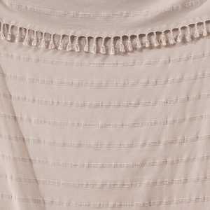 Beige hamam handduk detalj