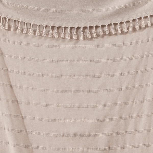 Beige hamam handduk detalj
