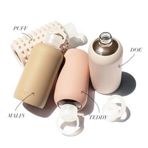 bkr glasflaska & vattenflaska Puff Doe Teddy och Malin 500ml 