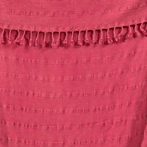 Cherry röd badlakan detalj