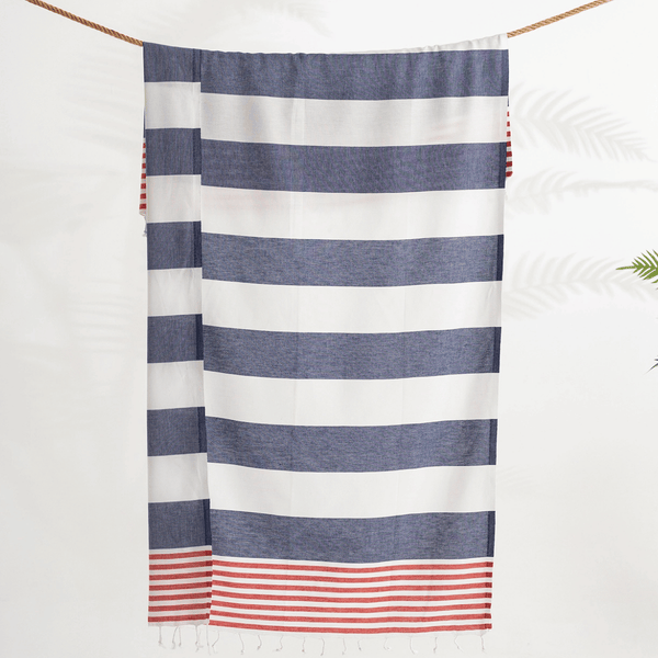 Marine hamamhandduk-Navy - Joi Living
