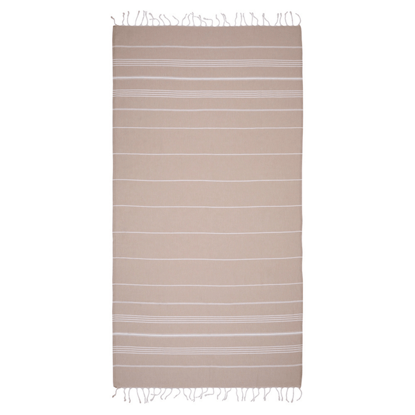 Stripe hamamhandduk & strandhandduk
Beige - Joi Living
