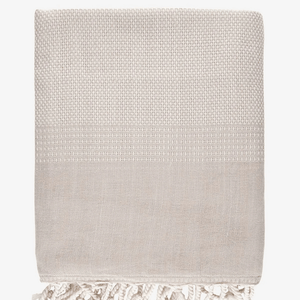 Joi Living -Tan enfärgad hamamhandduk - beige