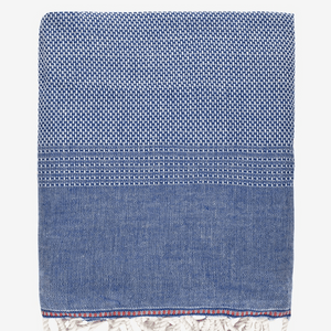 Joi Living - Tan enfärgad hamamhandduk - denim