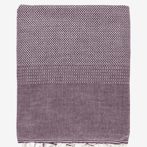 Joi Living - Tan enfärgad hamamhandduk - wine