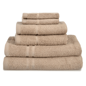 Lyxigt handduksset i färgen Stone – 6 stycken