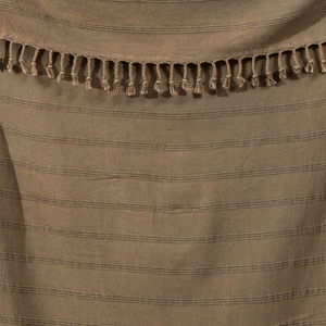 Khaki grön hamam handduk detalj