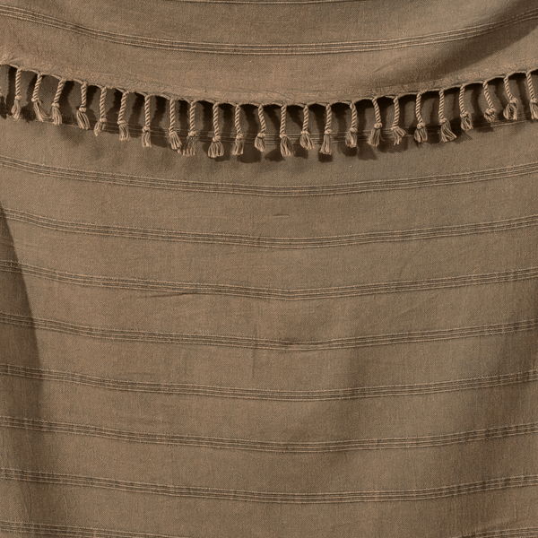 Khaki grön hamam handduk detalj