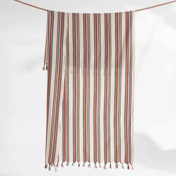 Klassisk hamamhandduk upphängd randig design