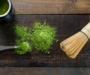Japansk grön te matcha - blog banner