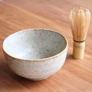 Matchaskål i keramik för vispning av matchapulver