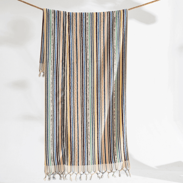 Multicolor melange badlakan i frotté