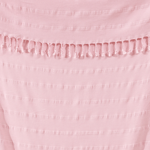 Rosa hamam handduk detalj