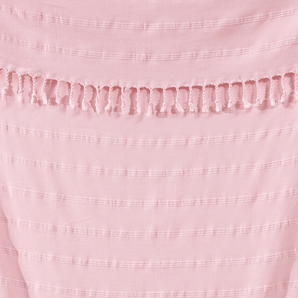 Rosa hamam handduk detalj