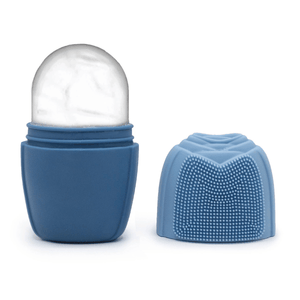Silikon Ice Roller för Ansikte i blå med isfyllning