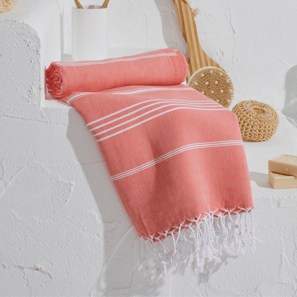 Stripe hamamhandduk & strandhandduk
Korall - Joi Living