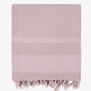 Våfflad hamam handduk Gammelrosa - Joi Living