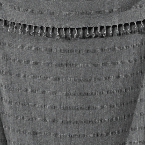 Svart hamam handduk detalj