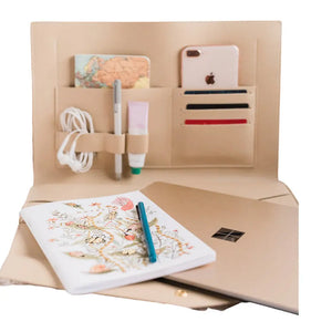 Alex laptop portfolio beige - Joi Living