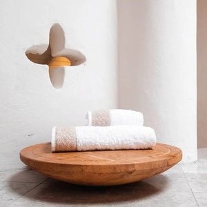 Grace frottehandduk 50x90cm - Joi Living
