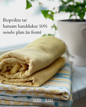 Lovely och Tan hamam handduk  gul match