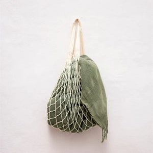 Våfflad hamam handduk grön- Joi Living